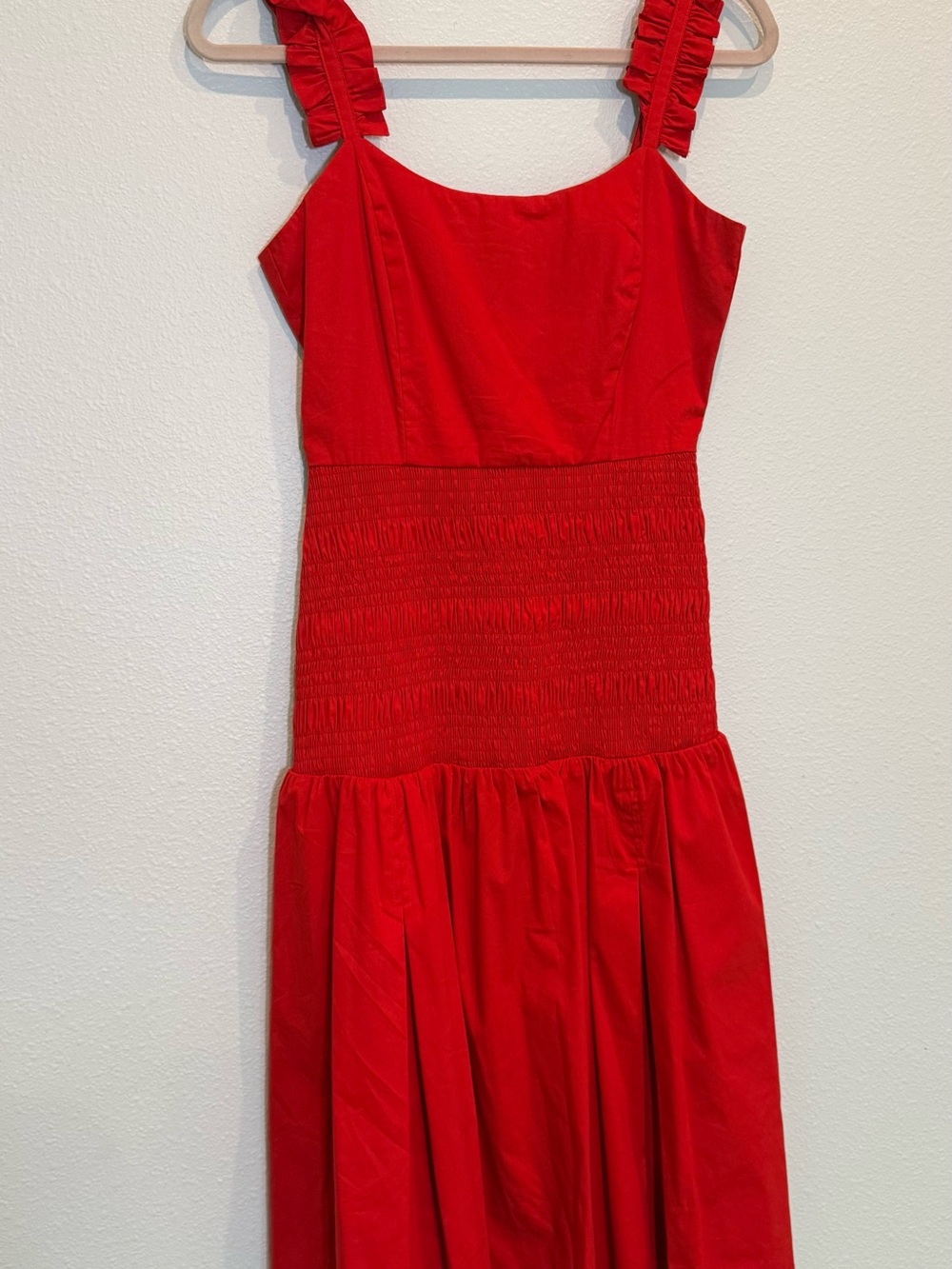 Sugarlips Red Ruffle-Trim Formal Dress for Kids